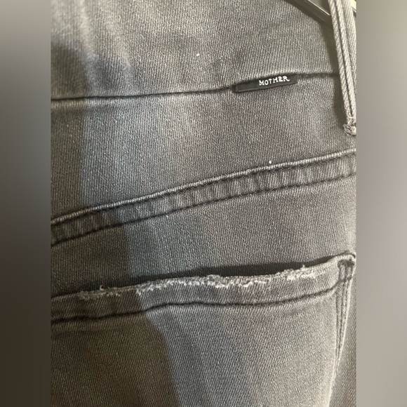 Mother denim- high waisted looker dagger ankle gray- a lacey saloon size 31 - Picture 9 of 12